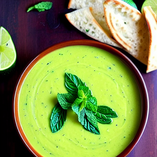 Zucchini and Mint Soup