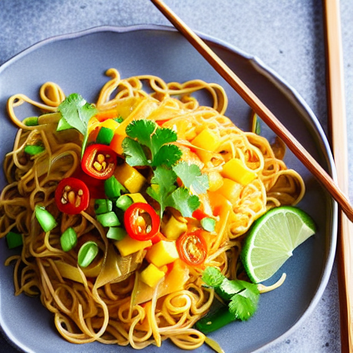 Mango Noodle Salad