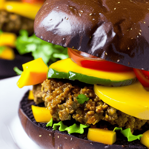 Caribbean Jerk Burger