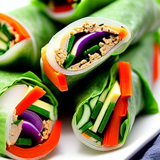 Keto Vegetable Spring Roll