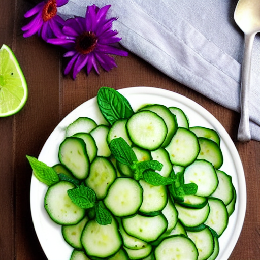 Minted Cucumber Salad