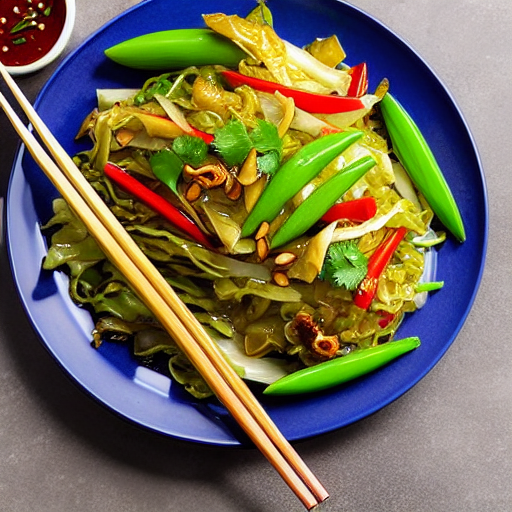Bắp Cải Xào Tỏi