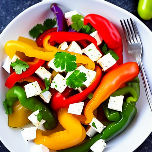 Pepper and Feta Salad