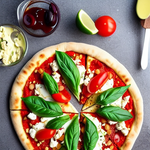 Vegan Greek Pizza
