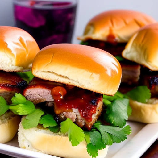 BBQ Pork Belly Sliders