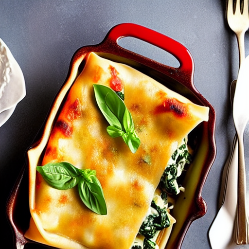 Spinach Ricotta Cannelloni