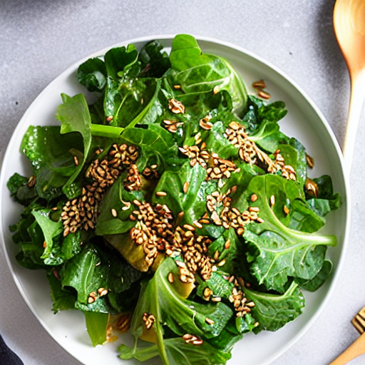 Korean Mustard Greens Salad