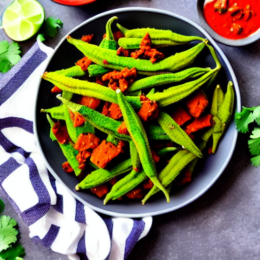 Keto Masala Okra