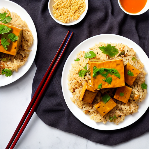 Braised Tofu with Rice