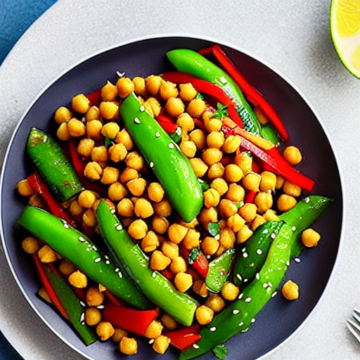Vegetable and Chickpea Stir-Fry