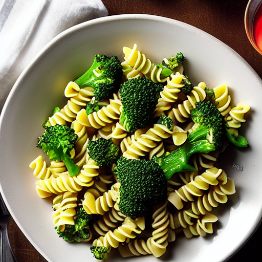 Fusilli com Brócolis