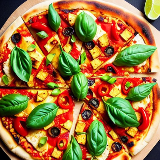 Spicy Tofu Pizza