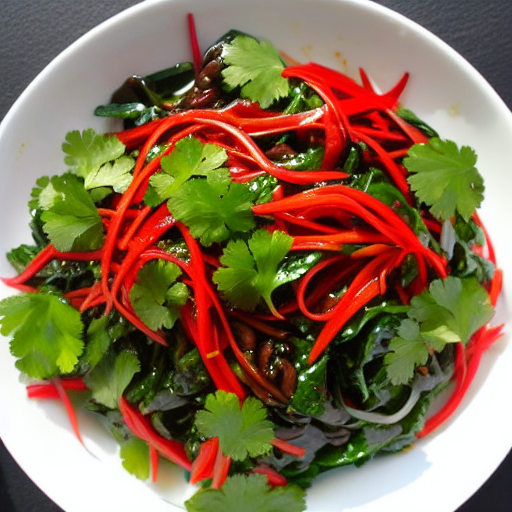 Chili Oil Seaweed Salad