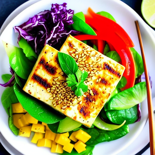 Keto Tofu Salad