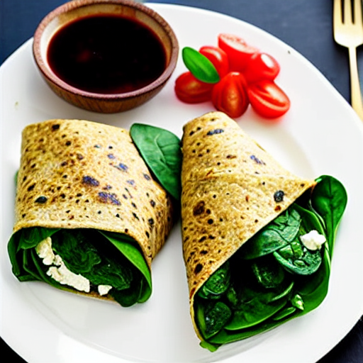 Spinach and Feta Wrap