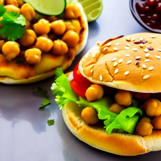 Chana Chaat Burger