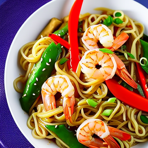 Noodle Stir-Fry with Shrimp