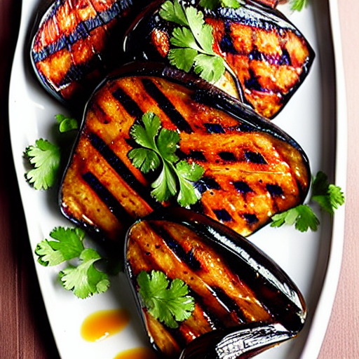 Spicy Grilled Eggplant