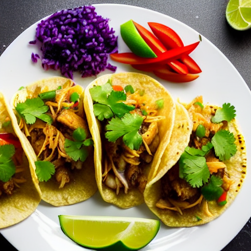 Tacos de Pescado al Jengibre y Piña y Cilantro