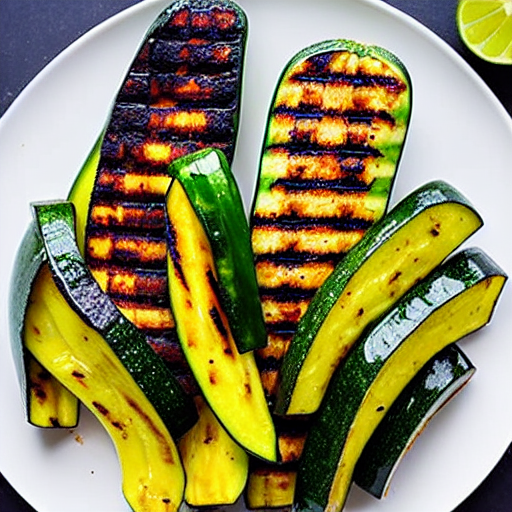 Chili Lime Grilled Zucchini