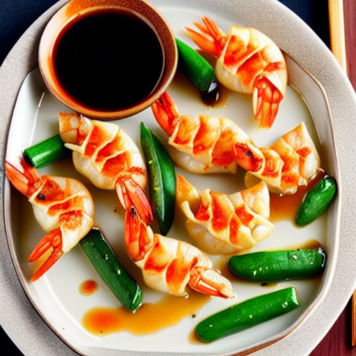 Baked Shrimp Gyoza