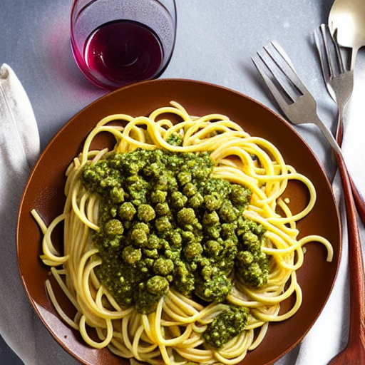 Pasta al Pesto Andaluz