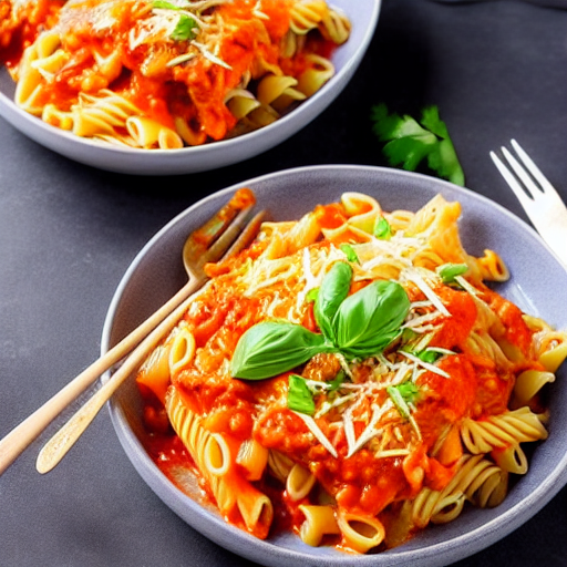 Cheesy Kimchi Pasta