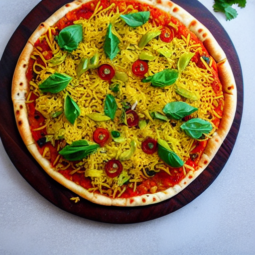 Bhel Puri Pizza
