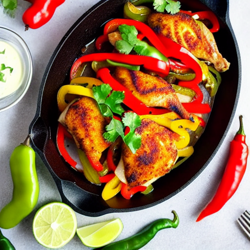 Baked Chicken Fajitas