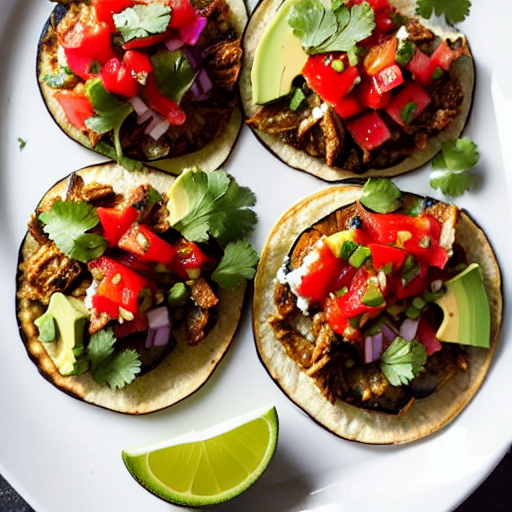 Eggplant Tostadas