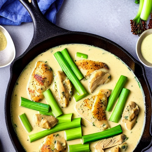 Keto Chicken and Celery Bake