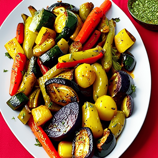 Garlic Herb Roasted Vegetables
