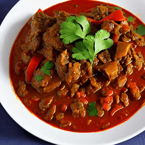Kashmiri Rogan Josh Rice