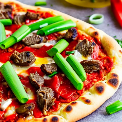 Philly Cheesesteak Pizza