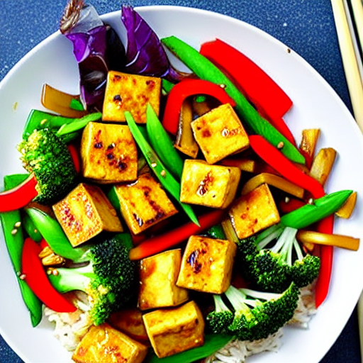 Garlic Tofu Stir-Fry