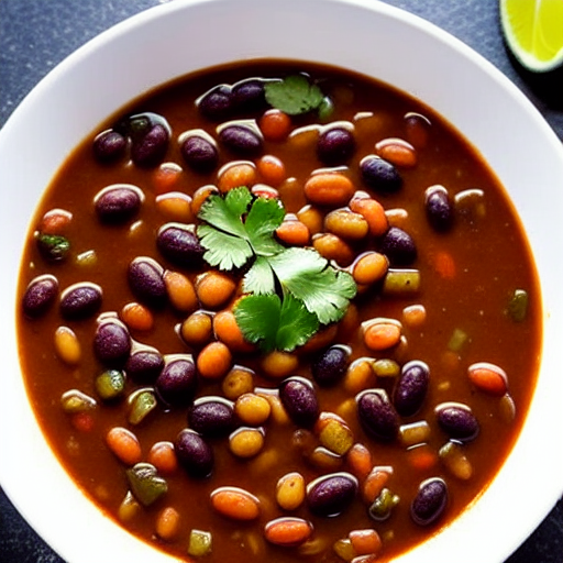 Sopa de Frijoles Negros