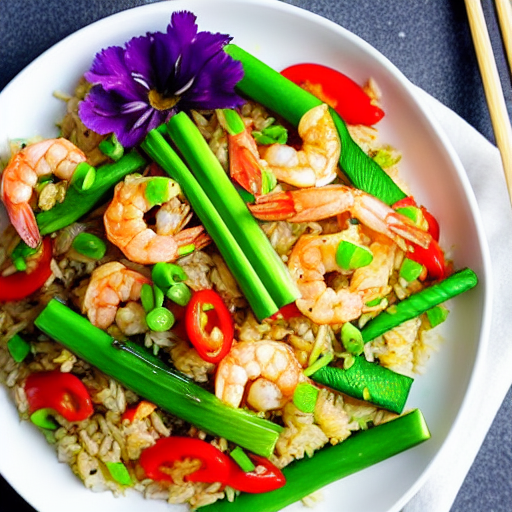 Fried Rice with Shrimp