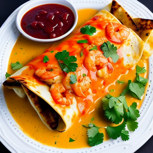 Seafood Enchiladas