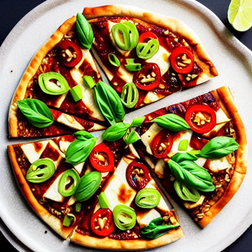 Tofu Teriyaki Pizza