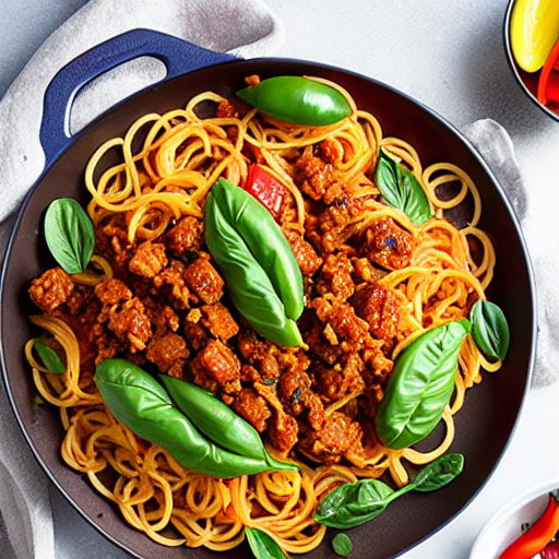 Espagueti con Chorizo