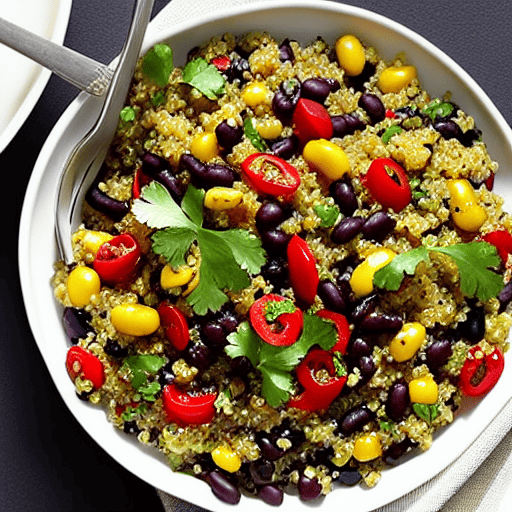 Savory Quinoa and Black Beans