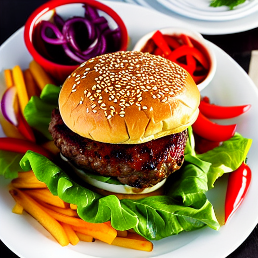 Spicy Beef Burger