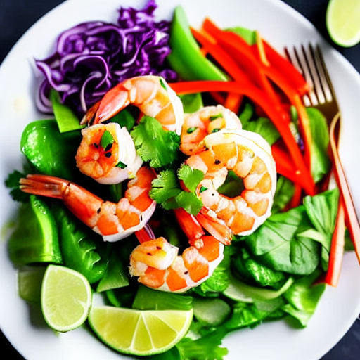 Keto Spicy Shrimp Salad