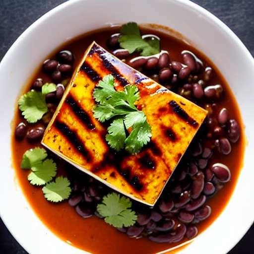 Vegetarian Black Bean Tofu