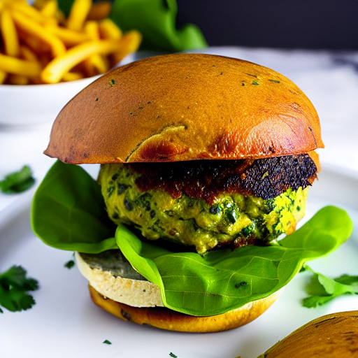 Keto Methi Malai Chicken Burger