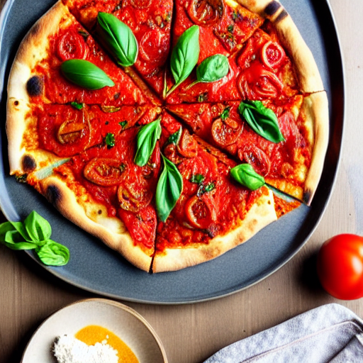 Cumin-Spiced Tomato Pizza