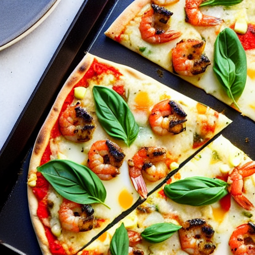 Keto Shrimp Scampi Pizza