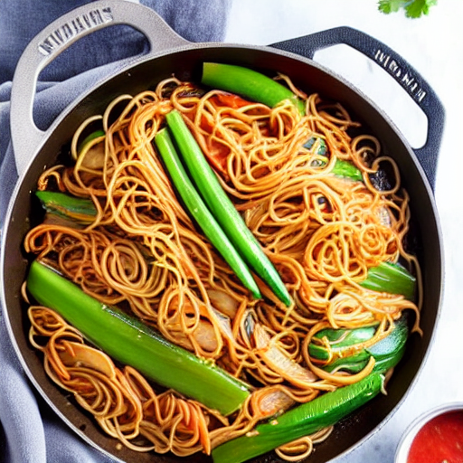 Vegetable Lo Mein Bake