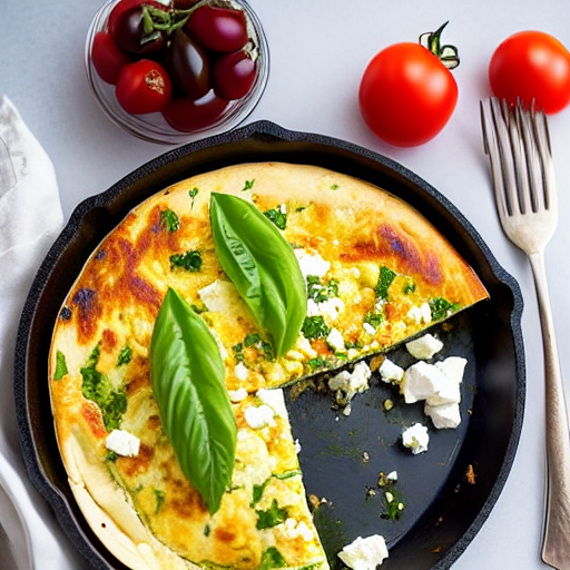 Tomato and Feta Omelette