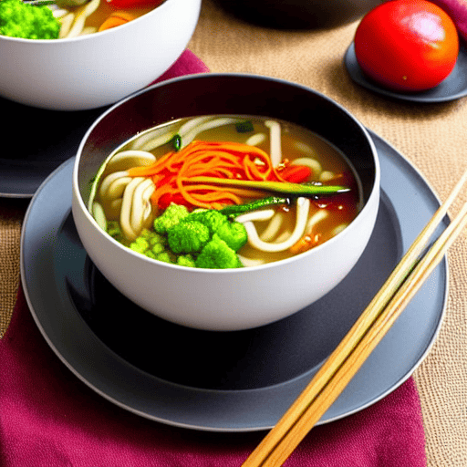 Vegan Udon Noodle Soup